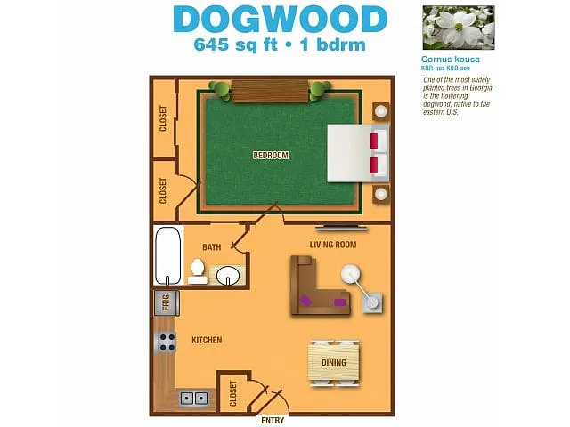 Floor plan Dogwood