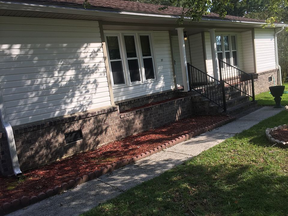 Shaded front yard
