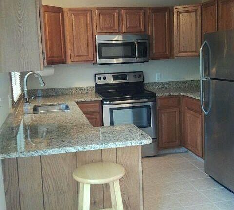 Kitchen - fully applianced w/granite counters