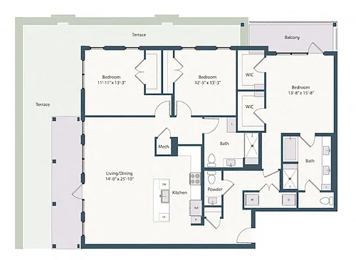 Floor plan 3A.2u