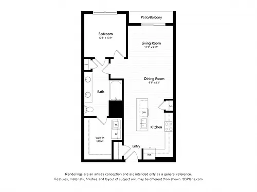 Floor plan A1 Alt