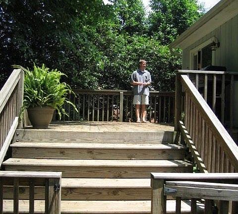 Deck Stairs to Yard