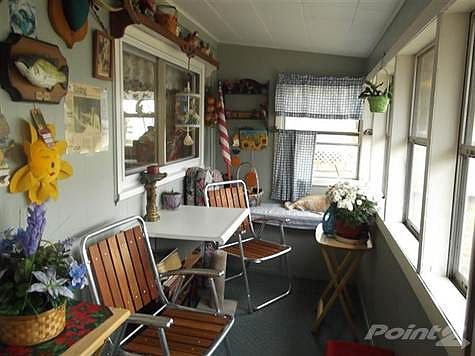 Screened front porch