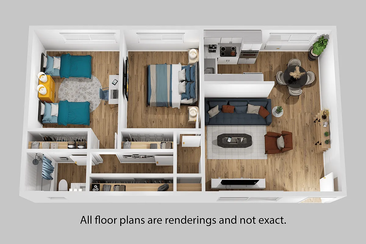Floor plan 2 Bedroom