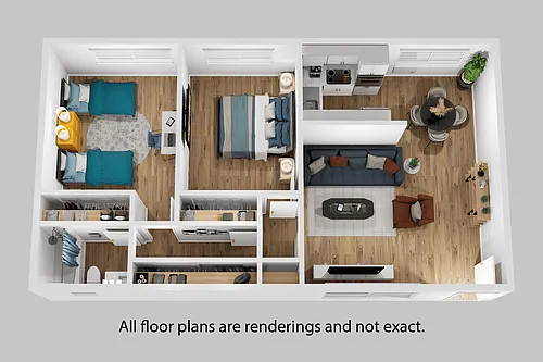 Floor plan 2 Bedroom