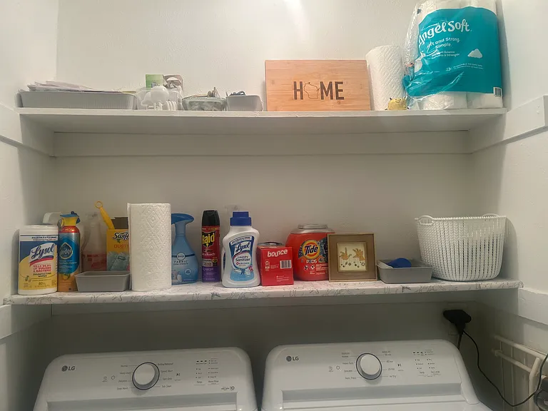 Washer & Dryer
Cleaning Supplies