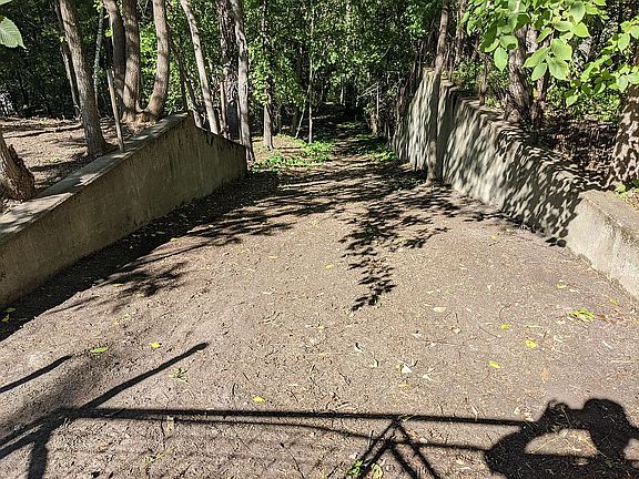 Access to lower portion of lots