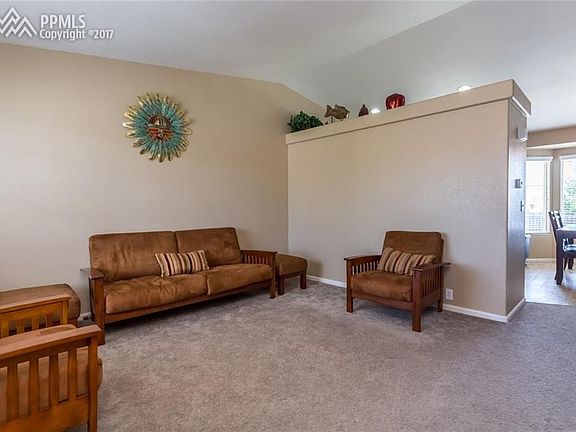 Formal Living area with vaulted ceilings.
