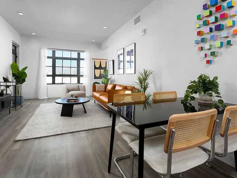 Finish Package I Living and dining areas with hard-surface flooring