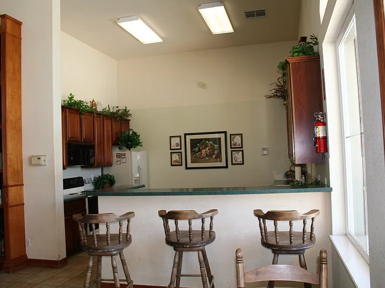 Community center kitchen.