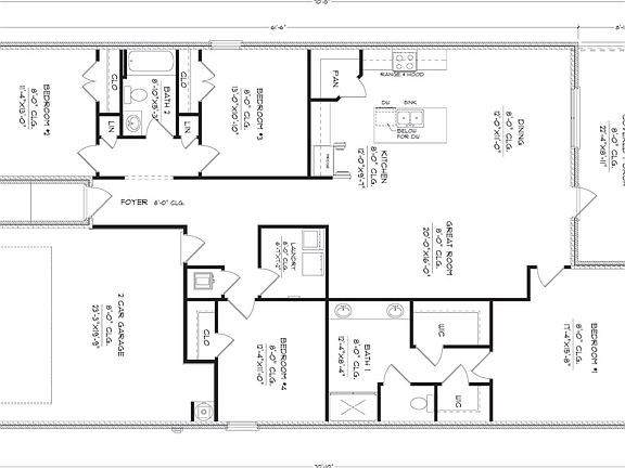 Floor Plan for this home is the DR HORTON RYDER Floor Plan