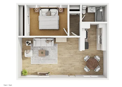 Floor plan 1 Bed