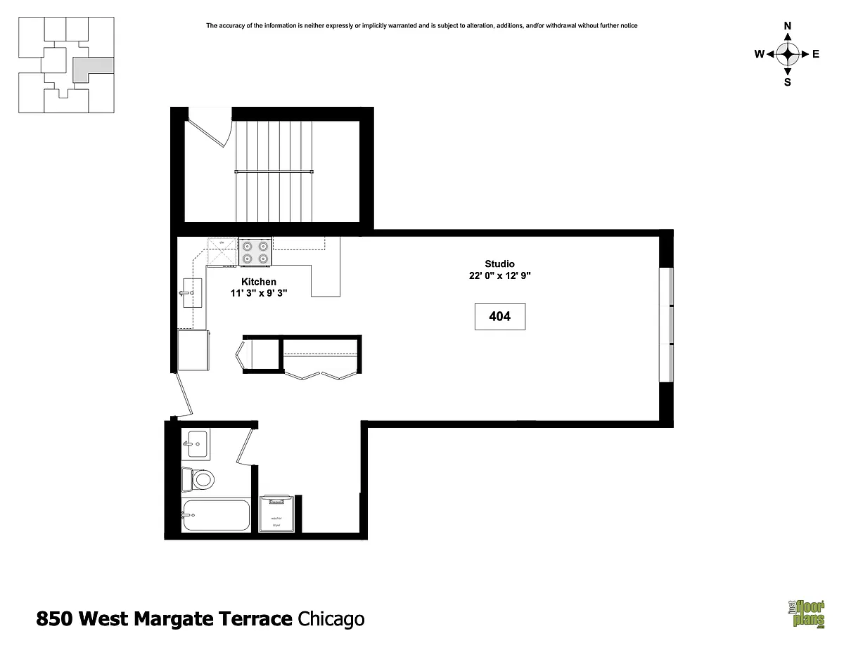 Floor plan 404