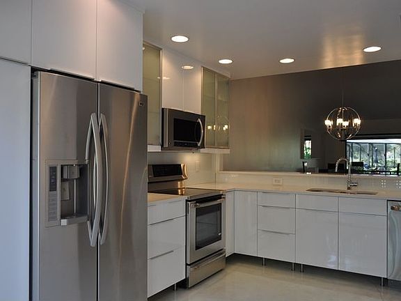 Renovated kitchen with LG appliances and Eurostyle cabinets