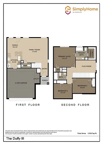 Floor plan 5448 Quail Cove Lane