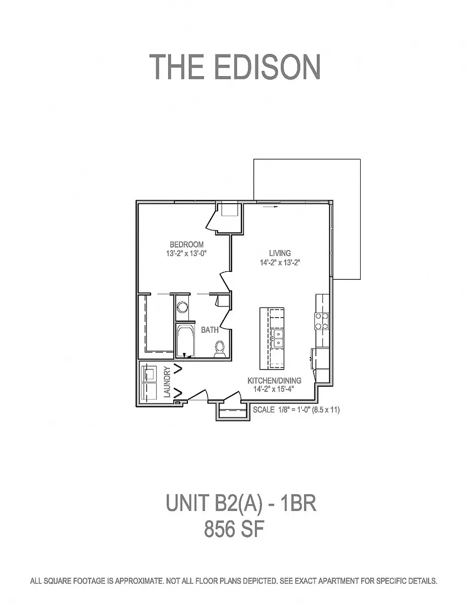 Floor plan B2 (ADA Accessible)
