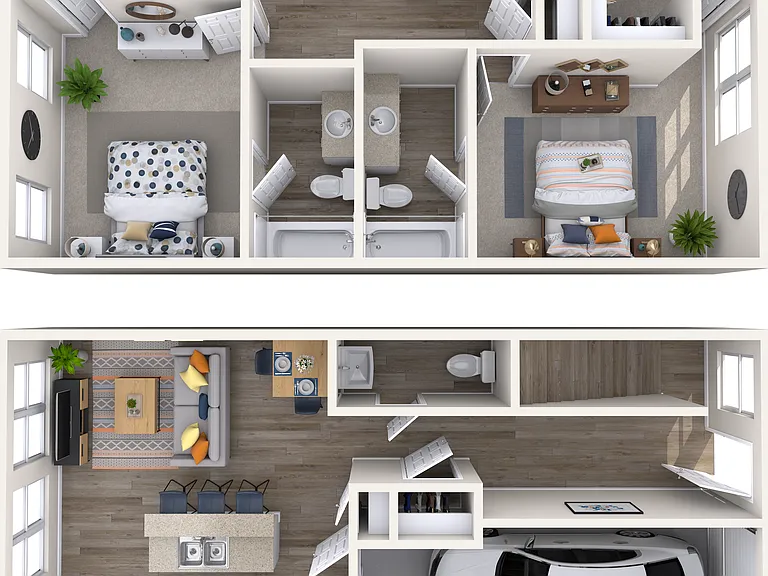 2F - 1257 sqft 2F - 1257 sqft