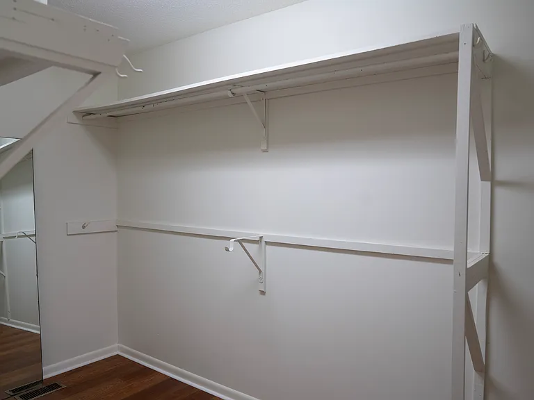 Large master walk in closet
