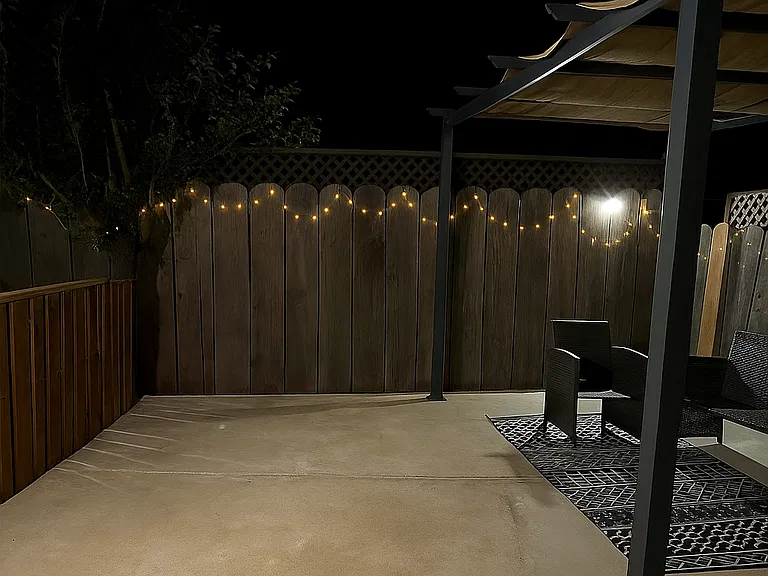Backyard/patio Area