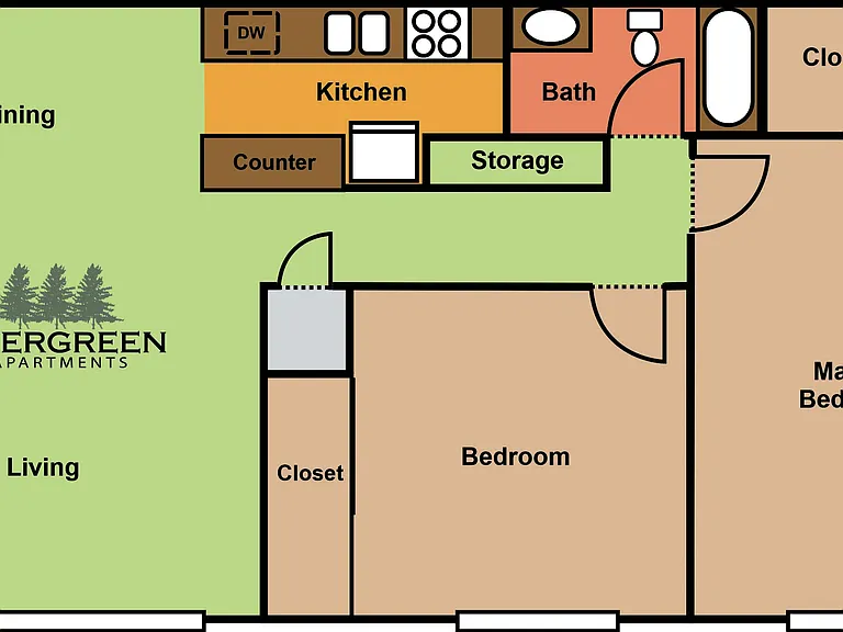 Evergreen Apartments — Photo 9
