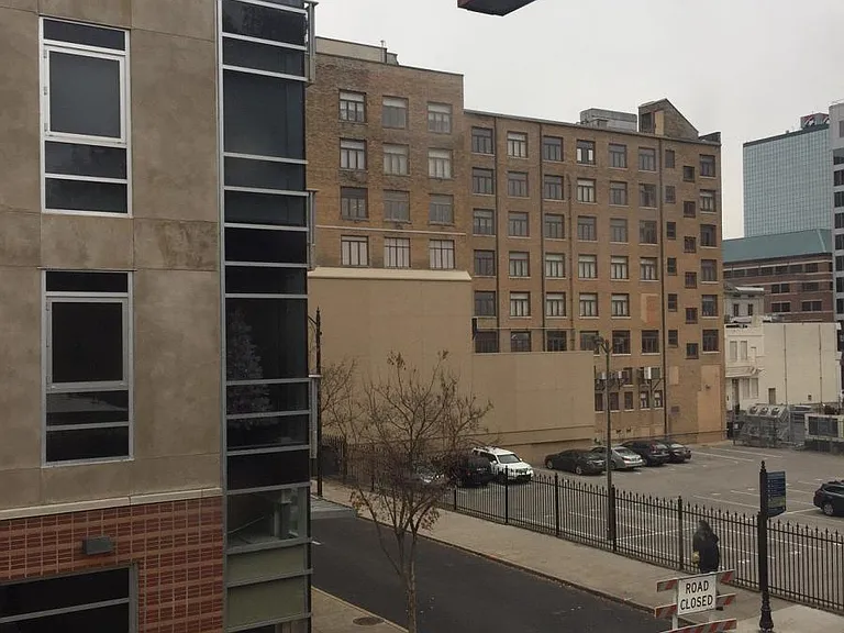 Window view toward Market Square, just two blocks walk