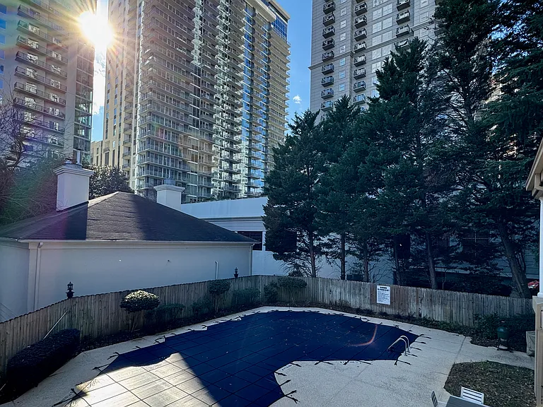 covered pool in the off-season