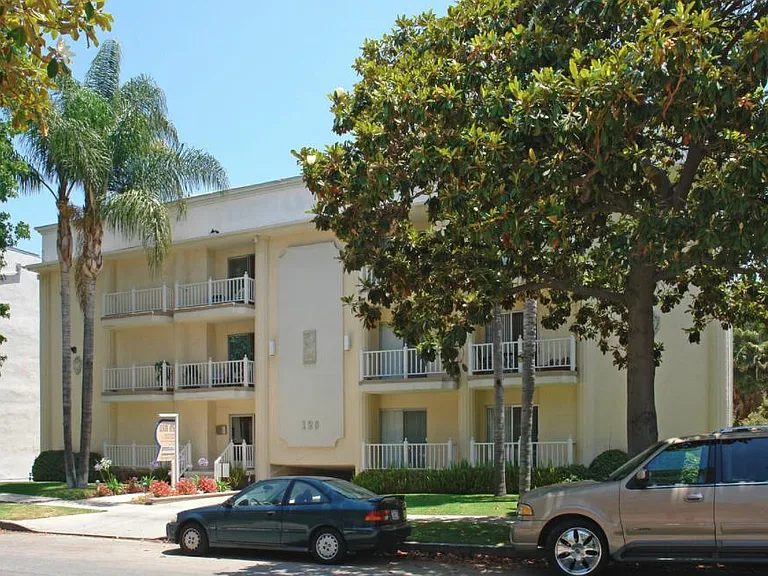 Street view of building.