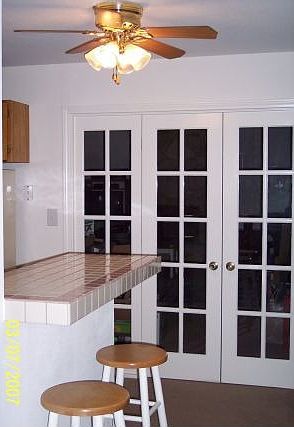 French Doors/Breakfast Bar