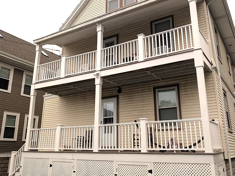 Private, newly built rear porches.