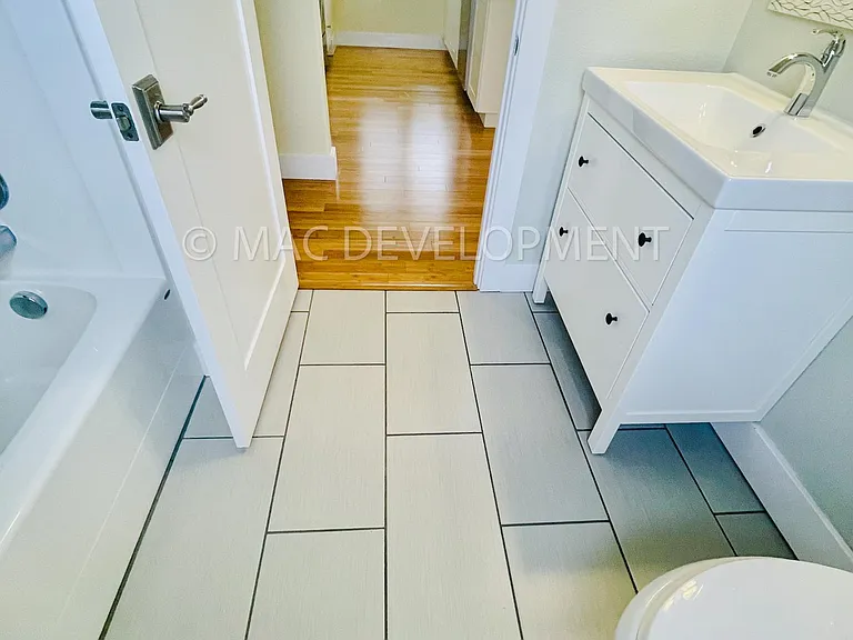 Tub/Shower combo in bath