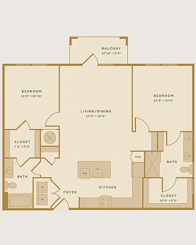 Floor plan Landing