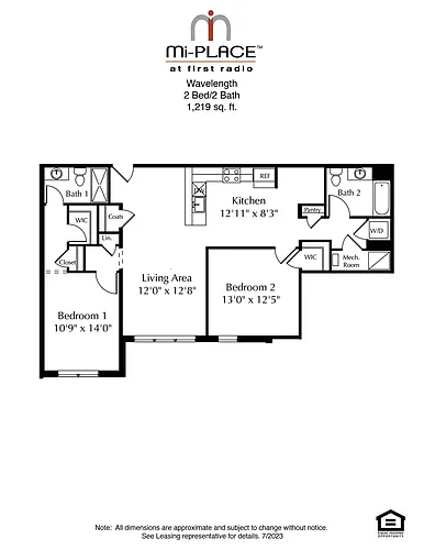 Floor plan Wavelength