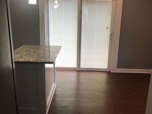 Looking into the kitchen from dining room