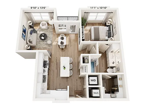 Floor plan A6