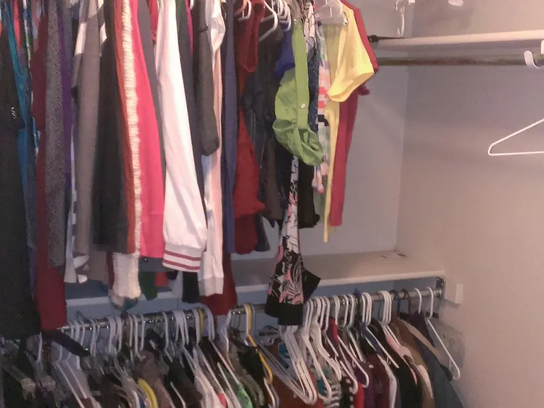 walk in closet in master