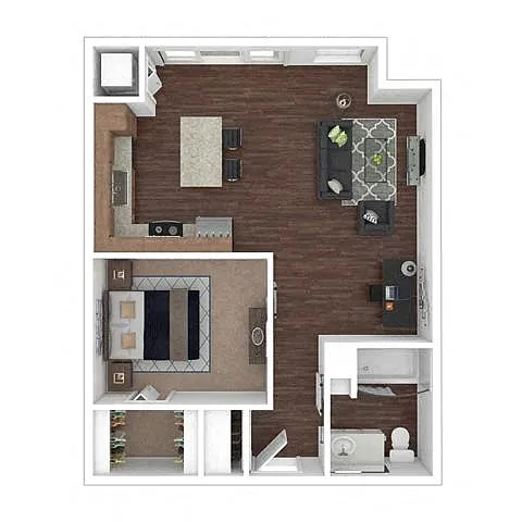 Floor plan 1H