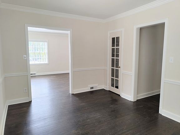Dining room with storage closet