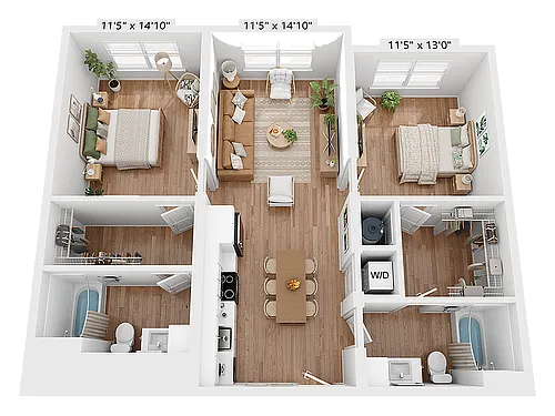 Floor plan B3