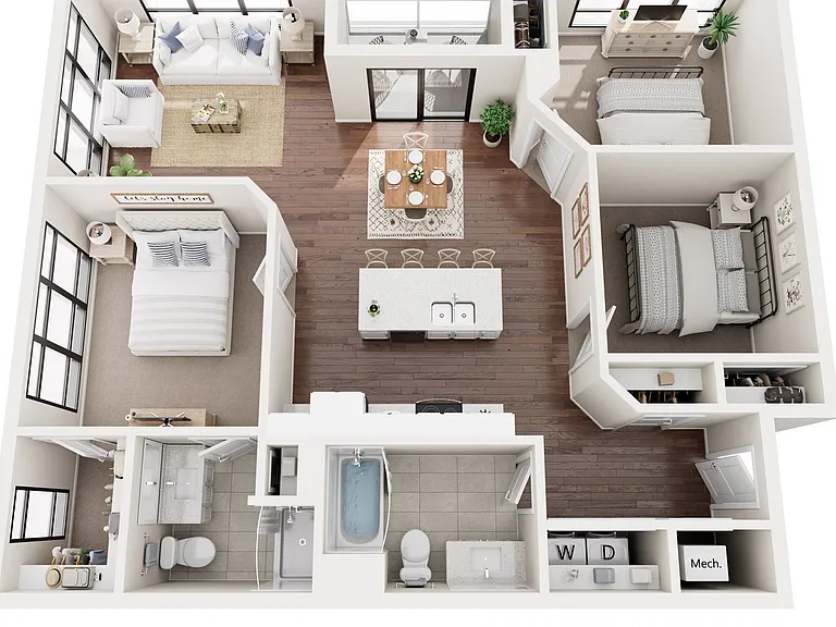 Brand New - War Eagle Apartments in the River Point District — Photo 54