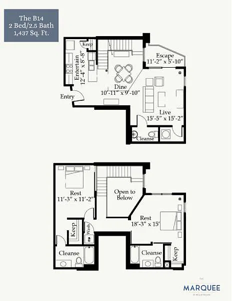 Floor plan B14