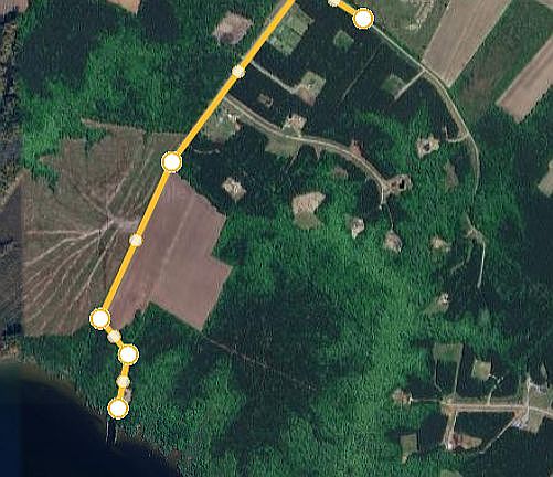 1 Mile to County Boat Ramp
