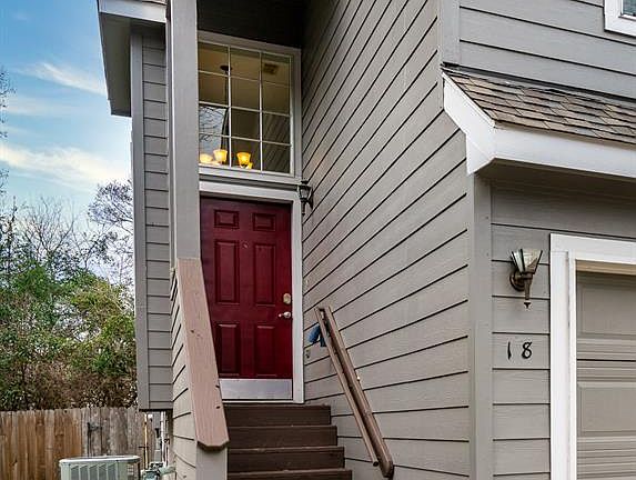 Fresh red door greets you home!