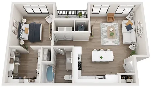 Floor plan 1A