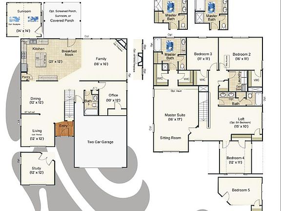 Buildable floor plan
