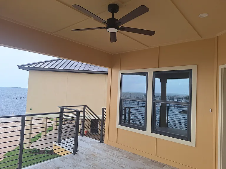 Entrance stairway.