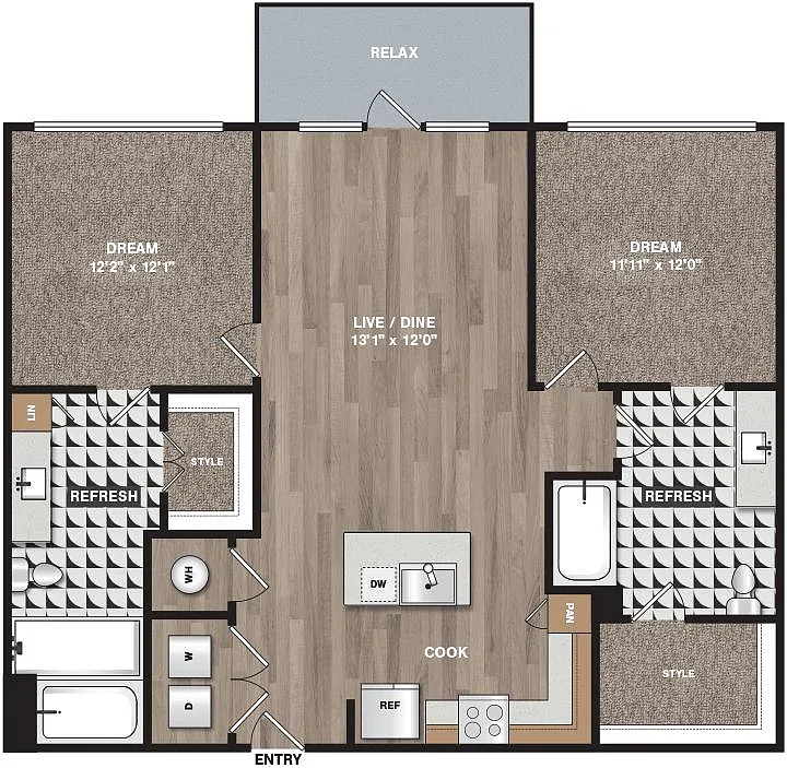 Floor plan B1HC