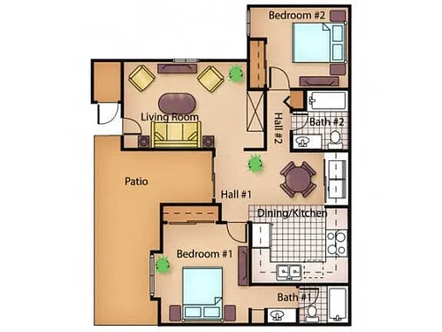 Floor plan The Oak