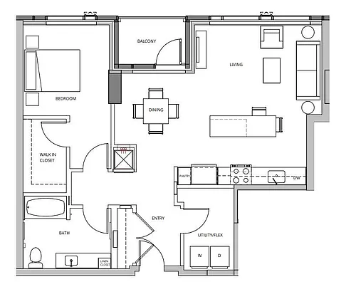 Floor plan T02 Type A