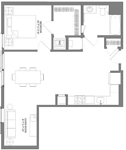 Floor plan A1DLB