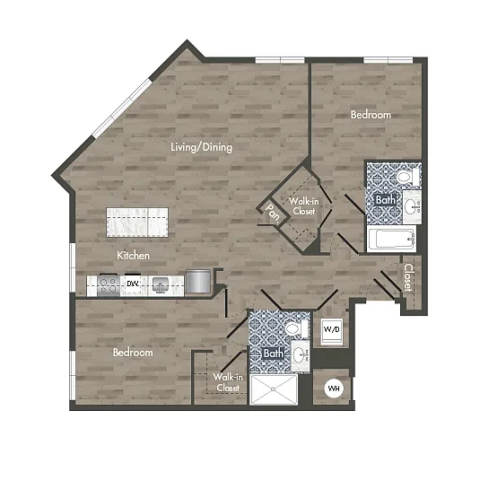 Floor plan B1B